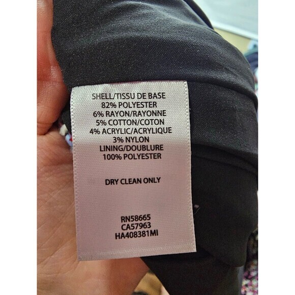 Halogen Womens Tweed Pencil Skirt Sz 14 Colorful Houndstooth‎ Career Office - Picture 6 of 6